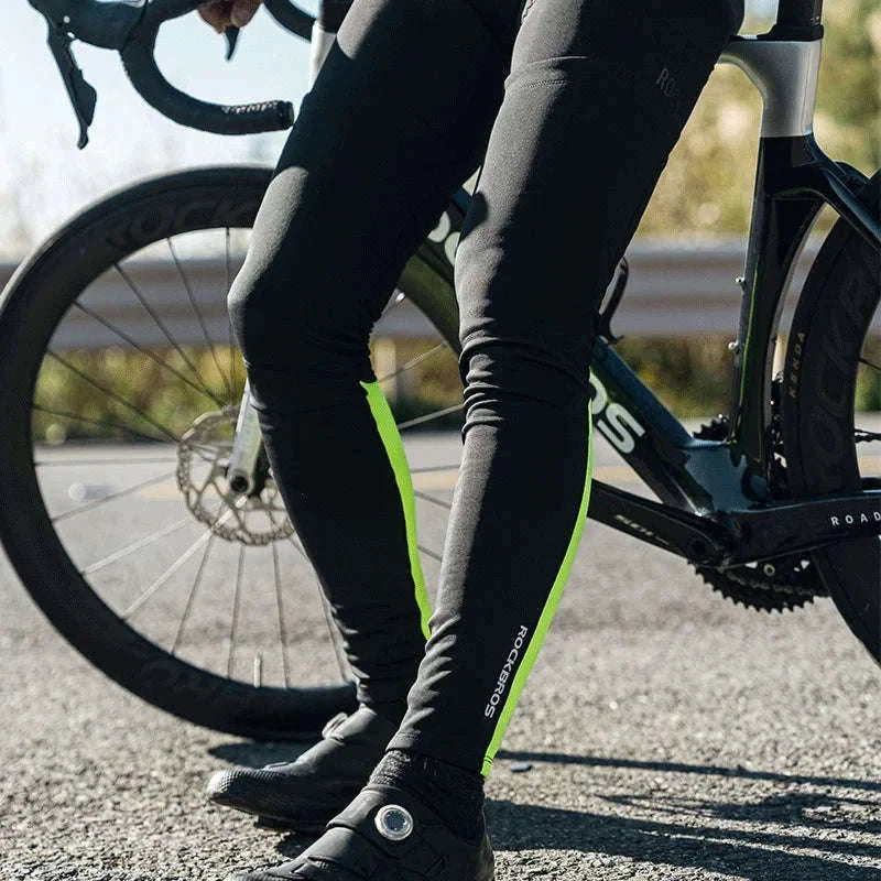 Thermal Fleece Arm & Leg Sleeves for Cycling Warmth and Protection-XT089 TT024 Set / L-XL