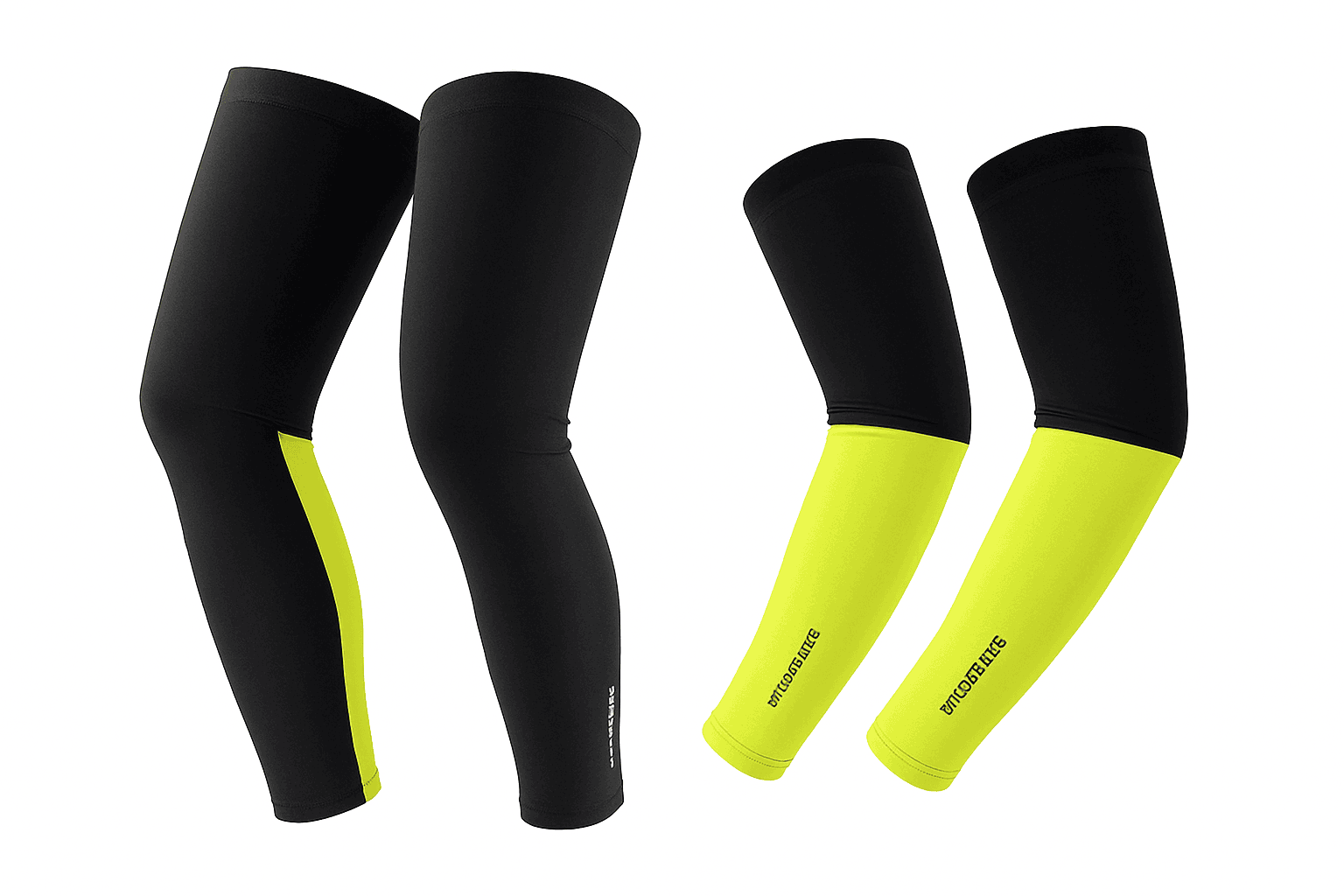Thermal Fleece Arm & Leg Sleeves for Cycling Warmth and Protection-XT089 TT024 Set / L-XL