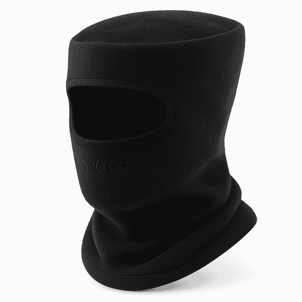 Thermal Fleece Balaclava Full Face Mask for Winter Outdoor Use-014-WB023-BK / S