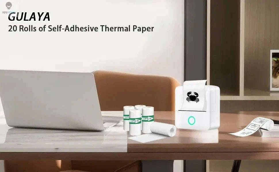 Thermal Paper Rolls 57×25mm – Clear Instant Camera Prints, Sticker-Backed-30 Rolls Sticker