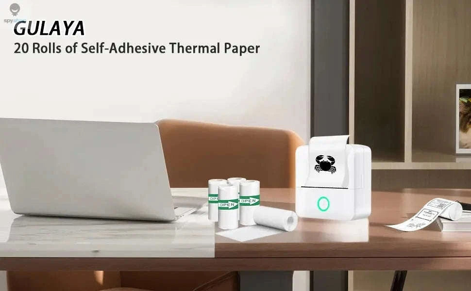 Thermal Paper Rolls 57×25mm – Clear Instant Camera Prints, Sticker-Backed-30 Rolls Sticker