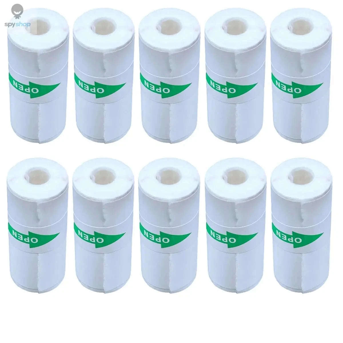 Thermal Printer Paper 57x25mm – Self‑Adhesive Rolls for Portable Mini Printers-5Rolls Trans Sticker