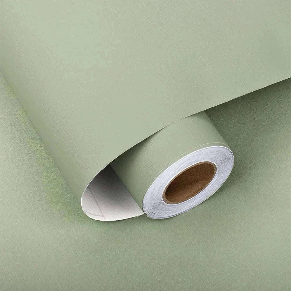 Thick Black Waterproof Peel and Stick Wallpaper Contact Paper-matte light gray / 40cmx100cm
