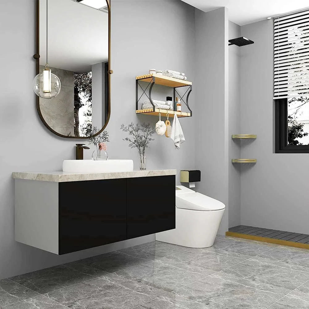 Thick Black Waterproof Wallpaper Contact Paper-matte light gray / 40cmx100cm