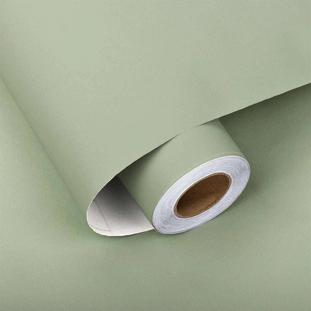 Thick Black Waterproof Wallpaper Contact Paper-matte light gray / 40cmx100cm