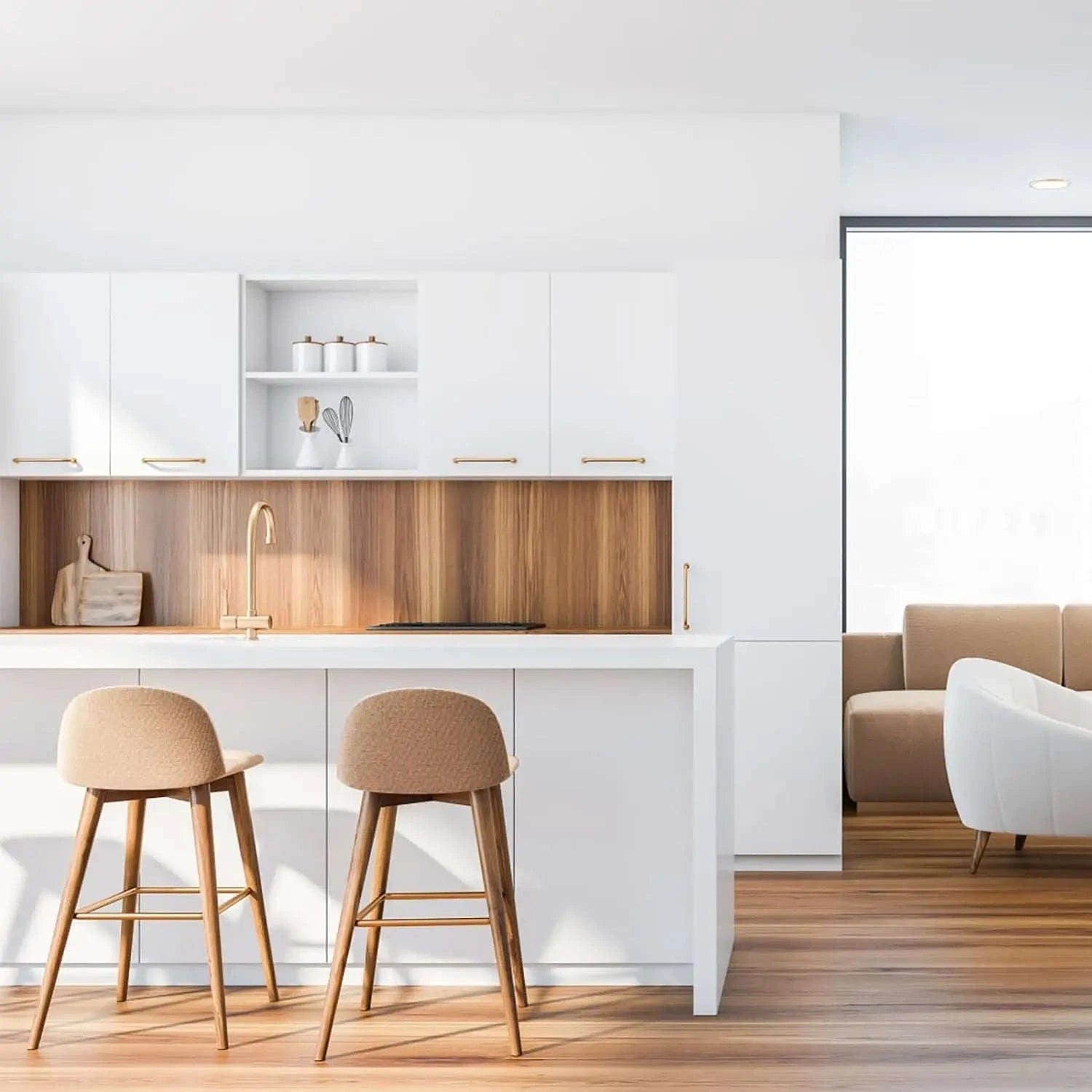 Thick Black Waterproof Wallpaper Contact Paper-matte light gray / 40cmx100cm