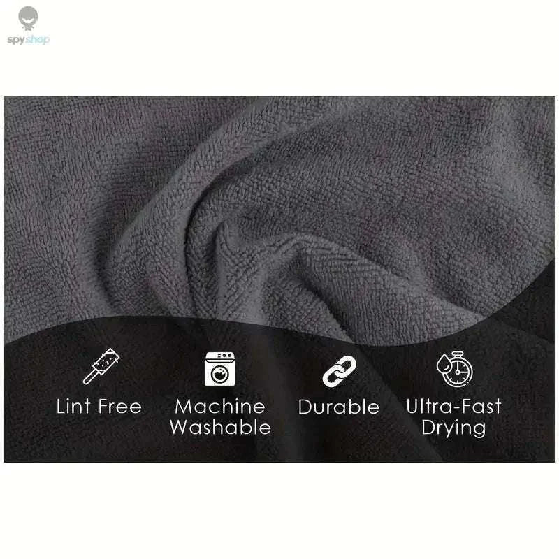 Thick Microfiber Cleaning Cloths for Streak-Free, Easy Cleaning-5PCS