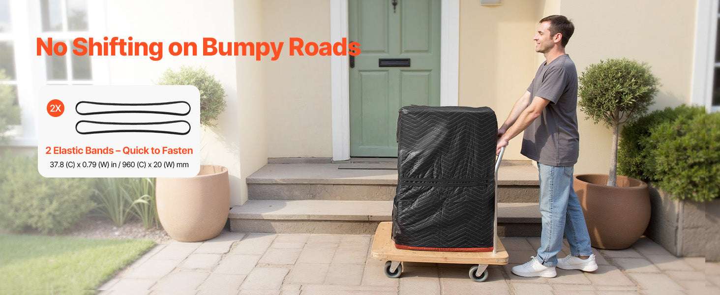 Thick Padded Moving Blankets Set 6 or 12 pcs 72x40 / 72x80-72x80in 6pcs / United States