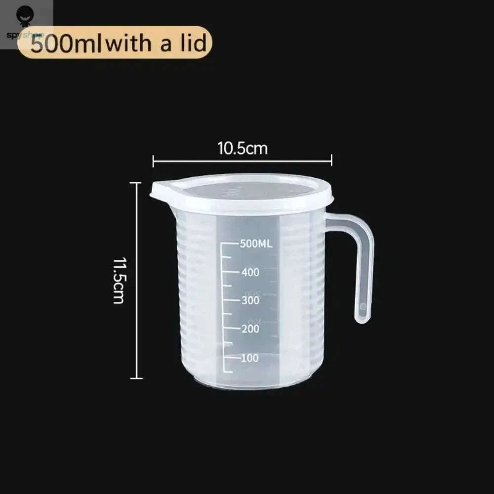 Thickened Plastic Measuring Cup with Scale, 100-5000ml-5000ml(with a lid)