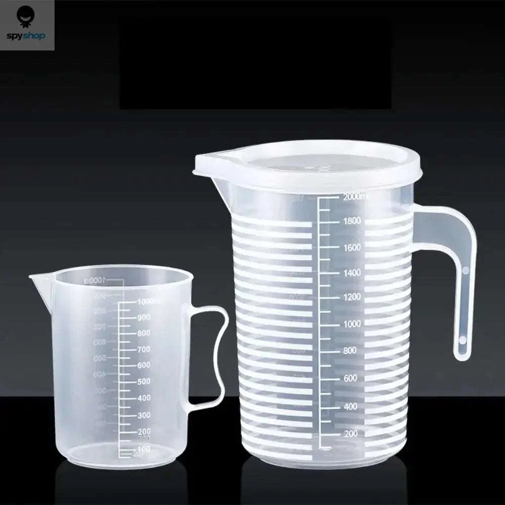 Thickened Plastic Measuring Cup with Scale (100-5000ml)-5000ml(with a lid)