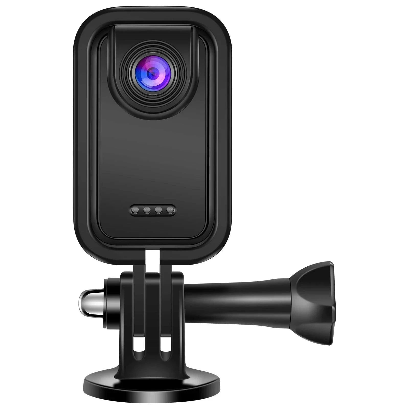 Thumb Action Camera with 1.47-Inch Screen and 120° Wide Angle-White riding