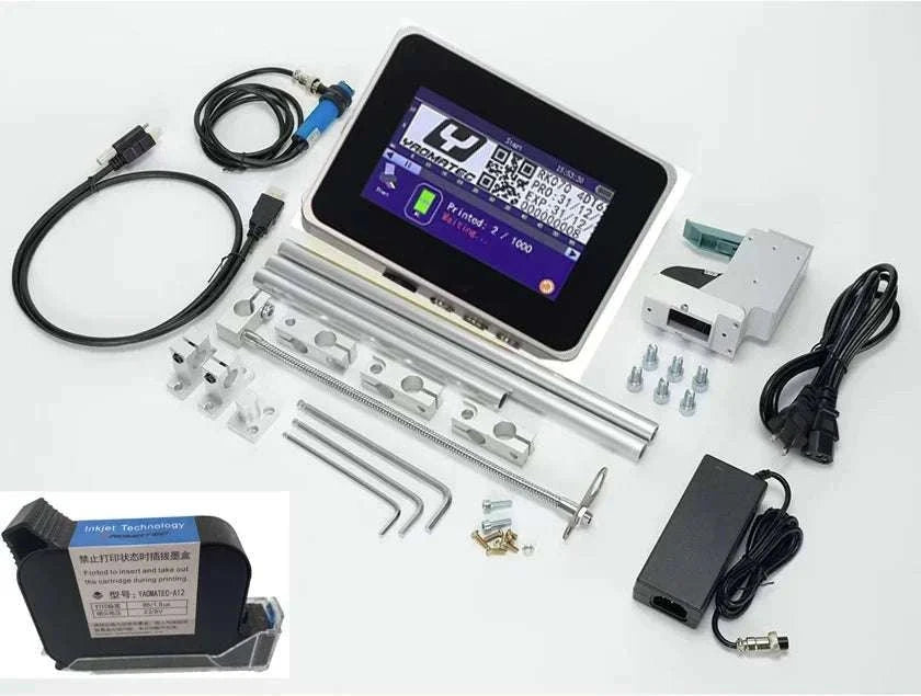 TIJ Inkjet Coding Printer 12.7mm Expiry Date & Batch Printer-4.3 inch printer / Poland