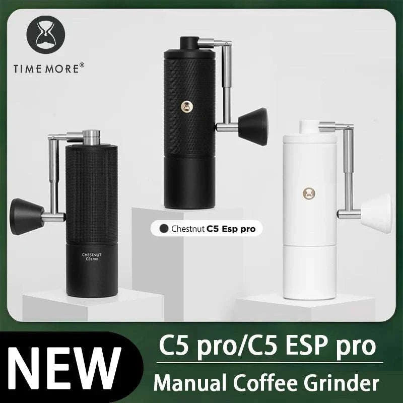 TIMEMORE C5 Pro Manual Coffee Grinder with CNC Burrs for Espresso-C5 ESP PRO black