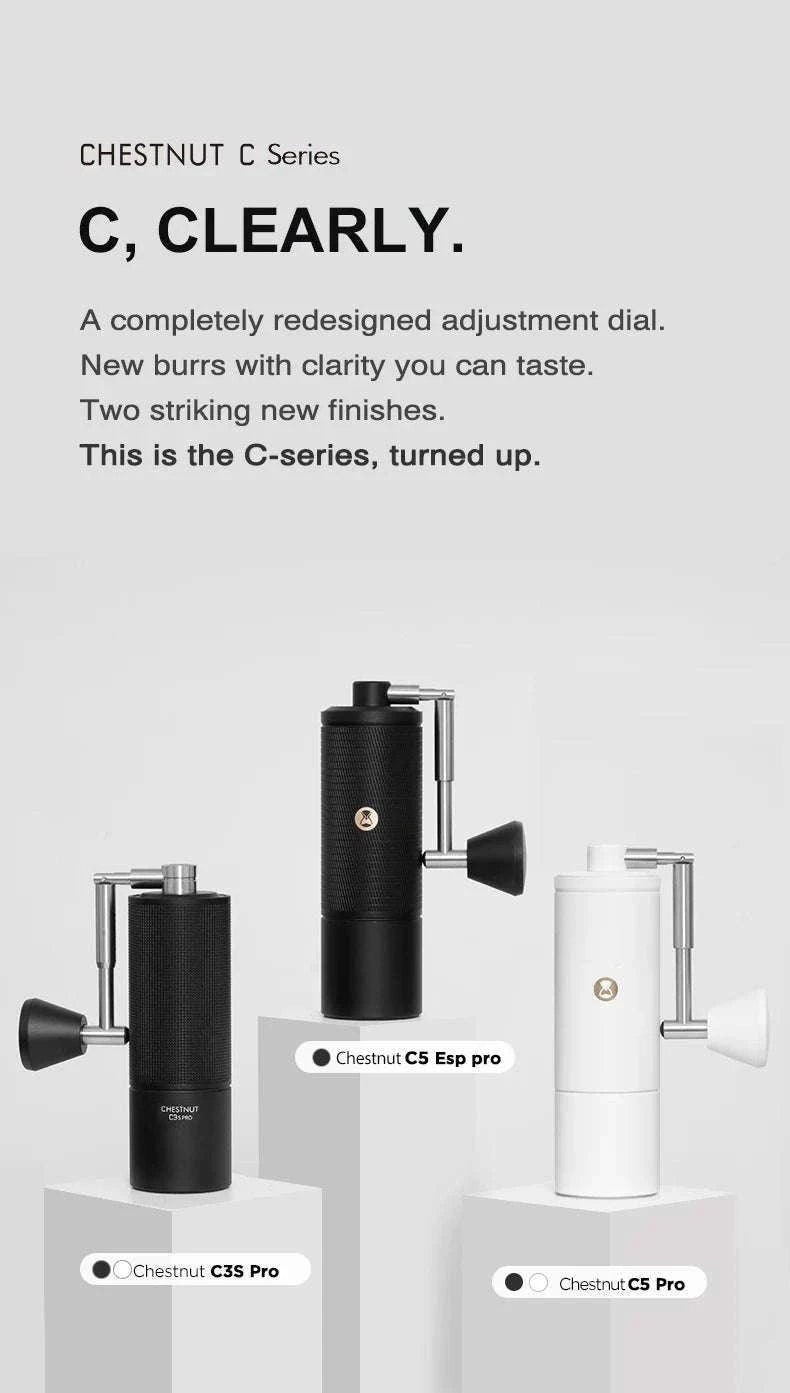 TIMEMORE C5 Pro Manual Coffee Grinder with CNC Burrs for Espresso-C5 ESP PRO black