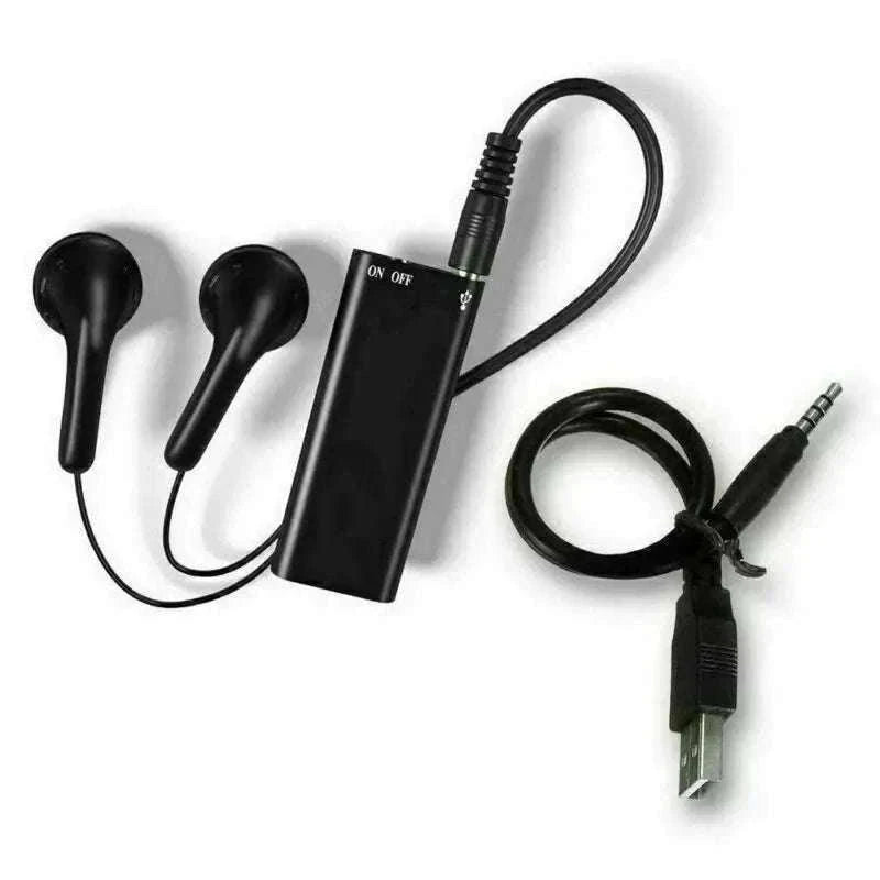 Tiny Mini Voice Recorder with Magnetic USB Charging-Q63 / CHINA / 4GB