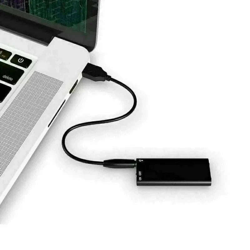 Tiny Mini Voice Recorder with Magnetic USB Charging-Q63 / CHINA / 4GB
