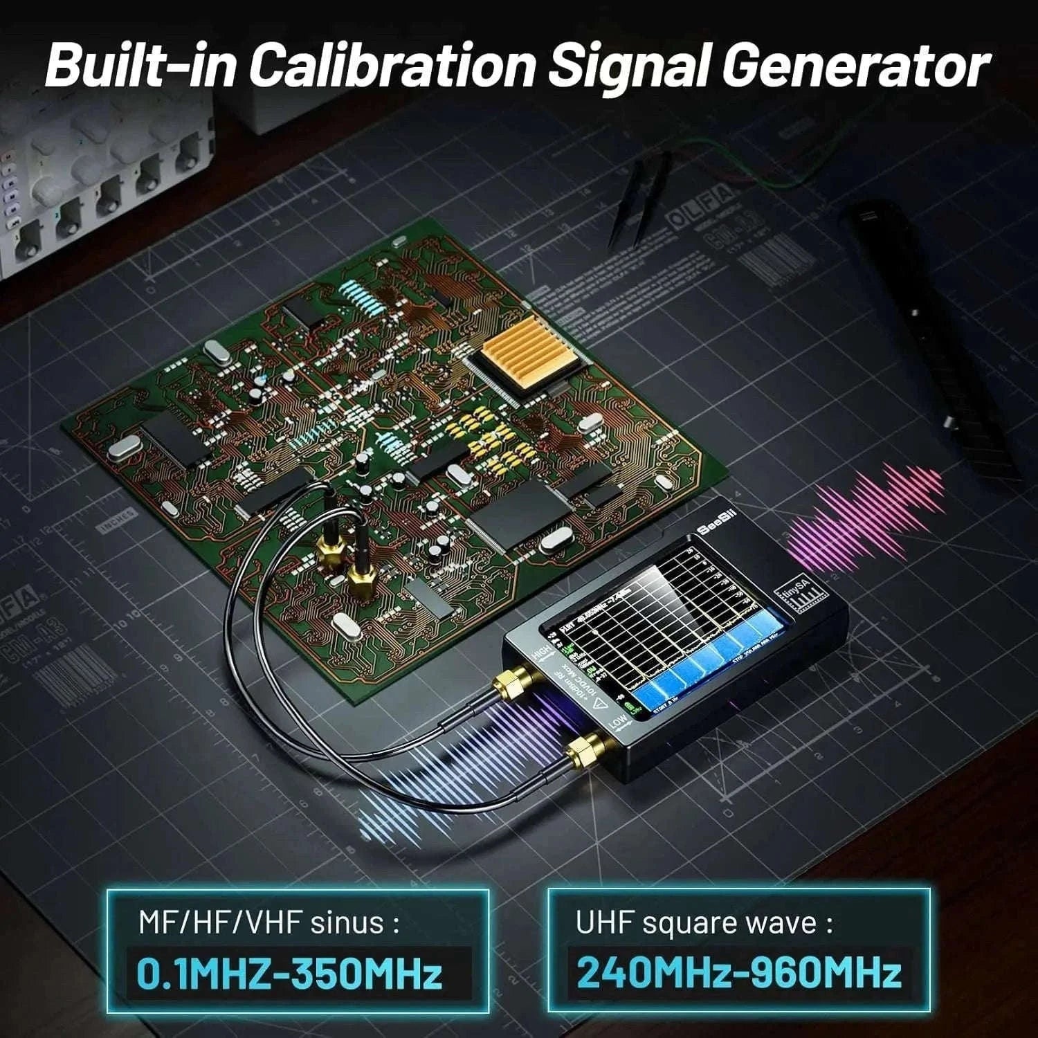 TinySA Portable Spectrum Analyzer V0.3.1 for RF Testing-CHINA