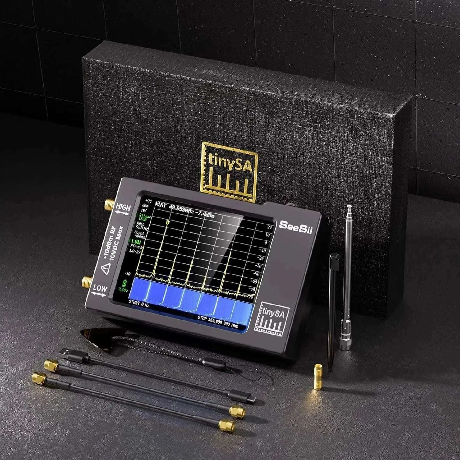TinySA Portable Spectrum Analyzer V0.3.1 for RF Testing-CHINA