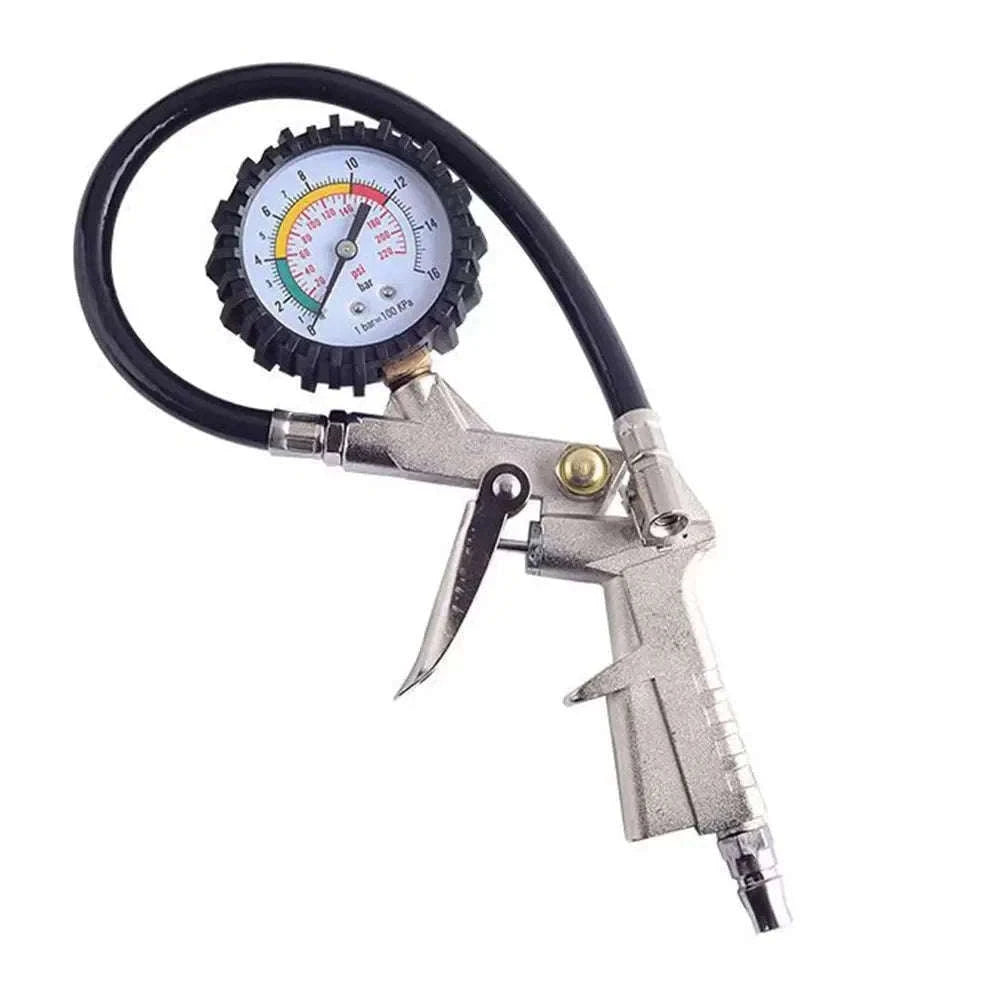 Tire Pressure Gauge Inflator for Accurate, Easy Maintenance-Default Title