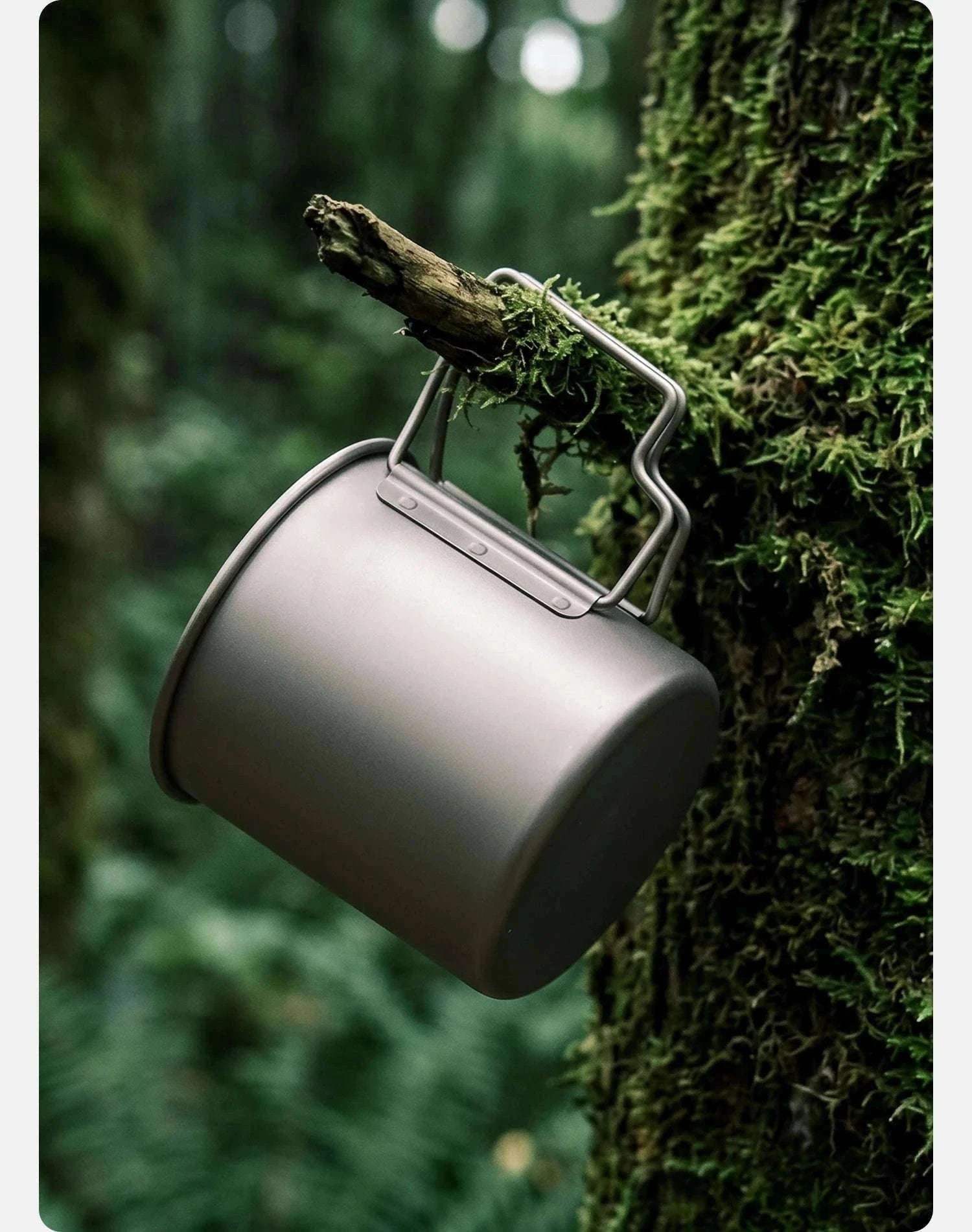Titanium Camping Mug 300ml Ultralight Cup with Handle-60017901