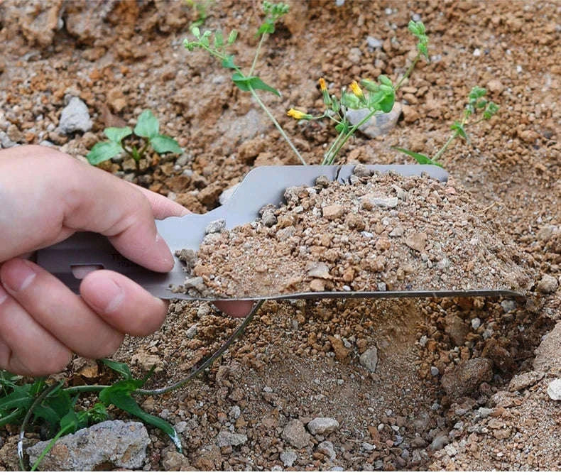 Titanium Hand Shovel Mini Ultralight Portable Trowel-Ta6701G-S