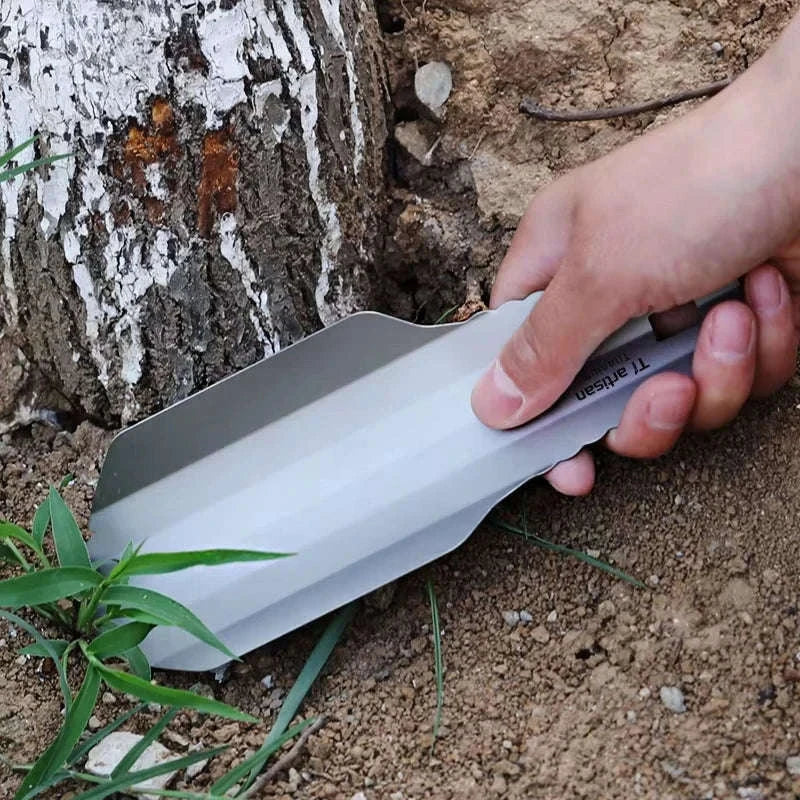 Titanium Hand Shovel Mini Ultralight Portable Trowel-Ta6701G-S