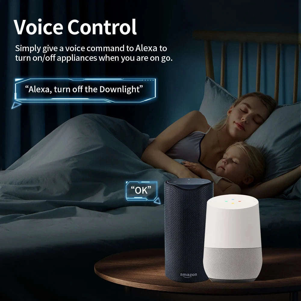 TNCE Smart WiFi & Zigbee Plug with Voice Control and Power Monitoring-Zigbee 20A / Power Monitor