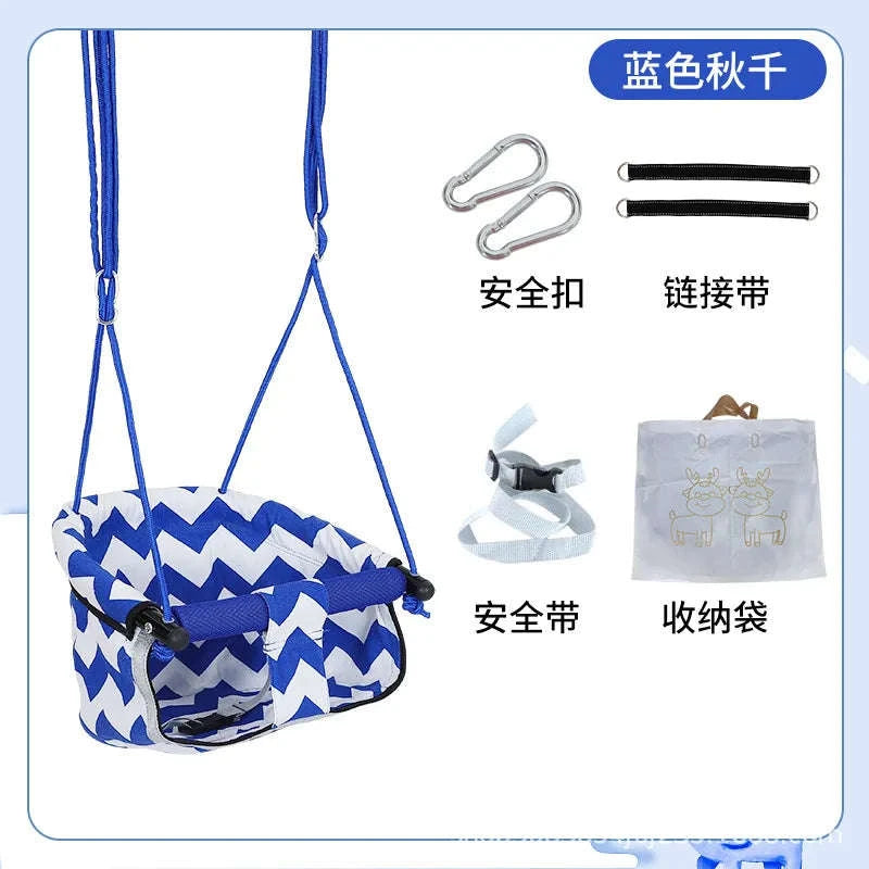 Toddler Swing Seat for Kids – Full Bucket Safety Hanging Chair-Red