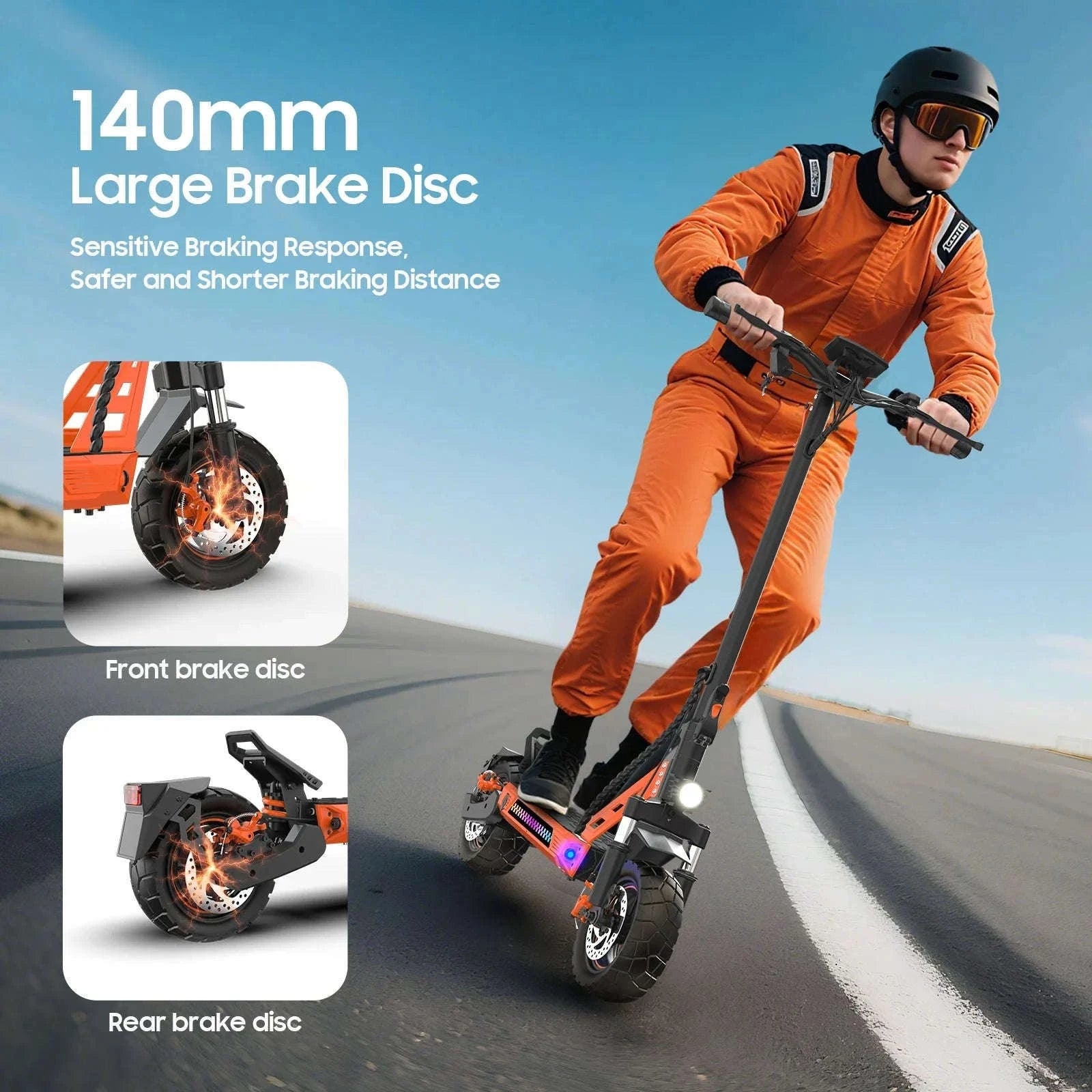 TOFUN TF3 1000W Electric Scooter for City and Off-Road-TF3 / france
