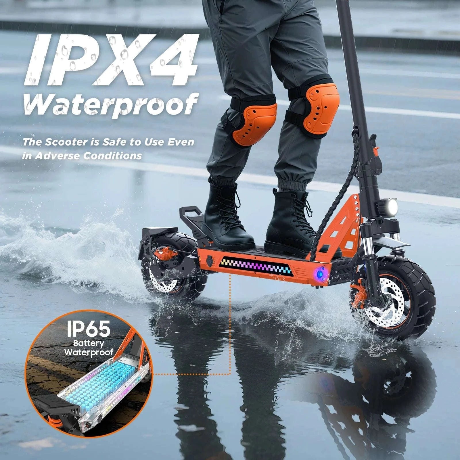 TOFUN TF3 1000W Electric Scooter for City and Off-Road-TF3 / france