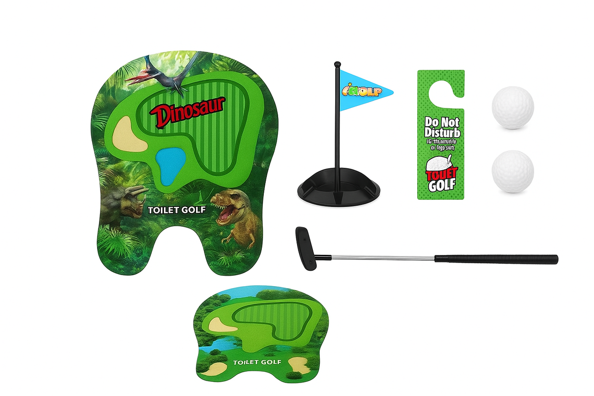 Toiletten-Golf-Simulator-Spielset