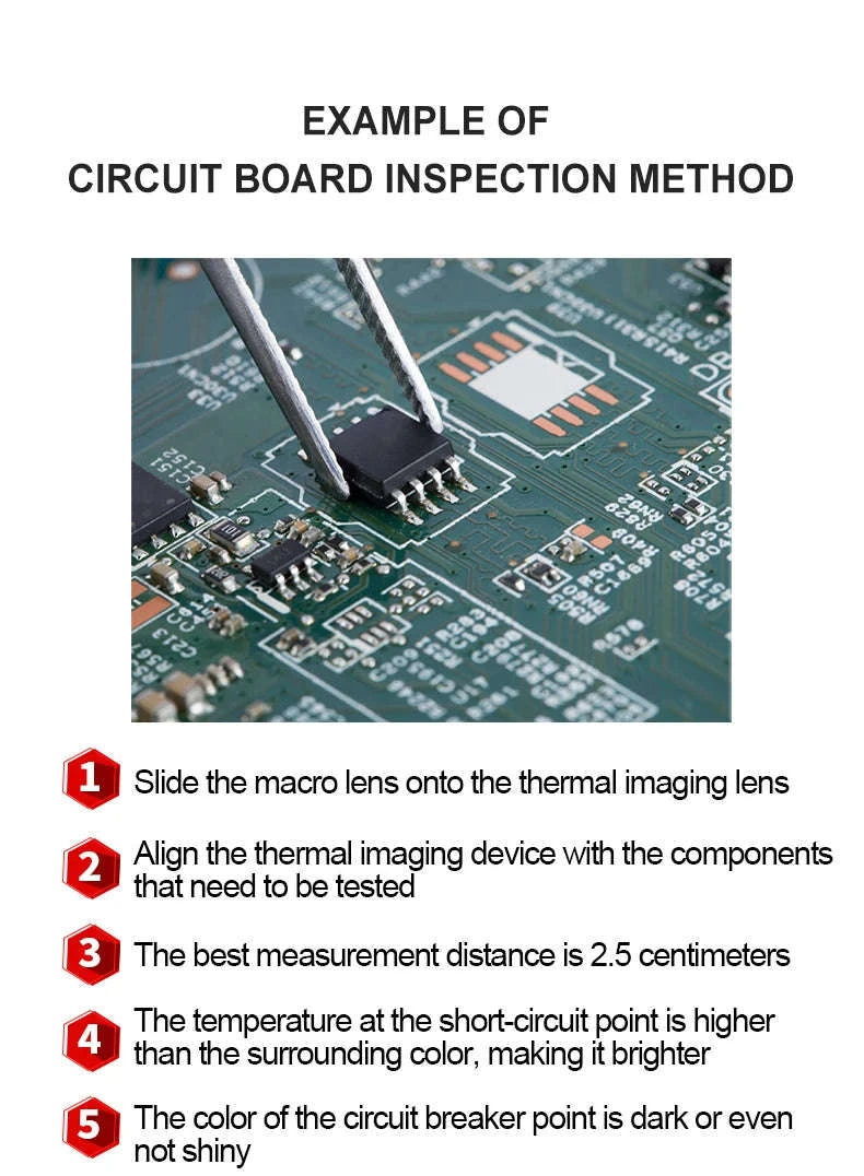 TOOLTOP ET14C Thermal Imaging Camera for PCB and Home Appliance Testing-ET14C and Macro Lens / United States