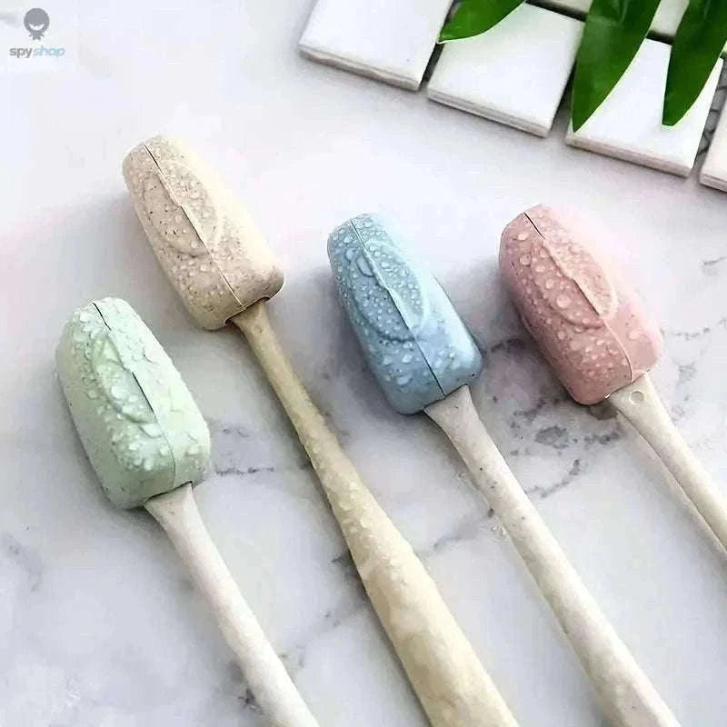 Toothbrush Head Cover Set (4-Pack) for Cleaner Storage-Default Title