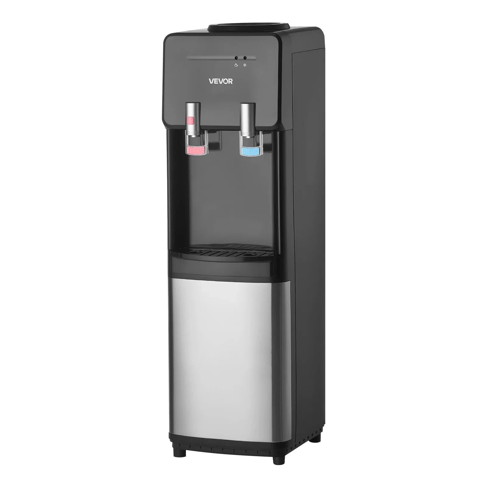 Top Loading Hot and Cold Water Dispenser for 3 or 5 Gallon Bottles-Black / United States