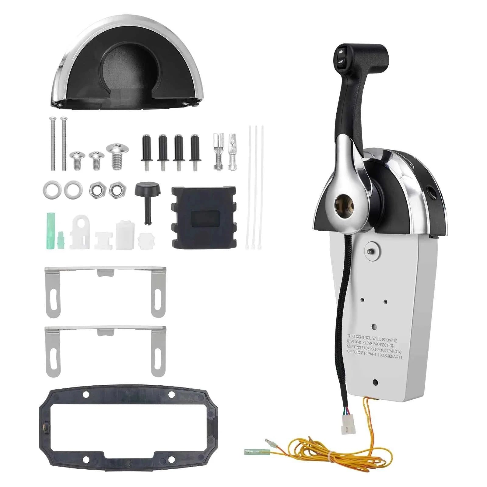 Top-Mounted Outboard Remote Control Box with Power Trim Switch-United States