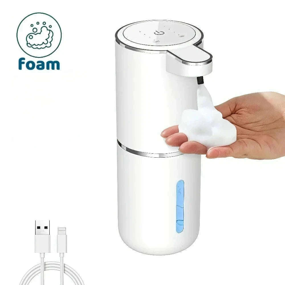 Touchless Automatic Soap Dispenser with Infrared Sensor USB Rechargeable-Foam
