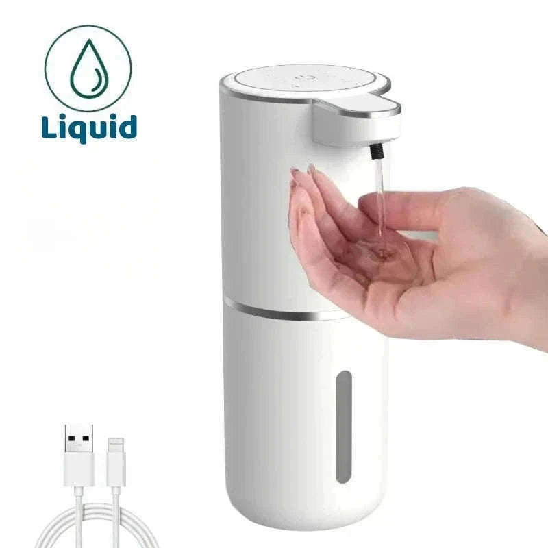 Touchless Automatic Soap Dispenser with Infrared Sensor USB Rechargeable-Foam