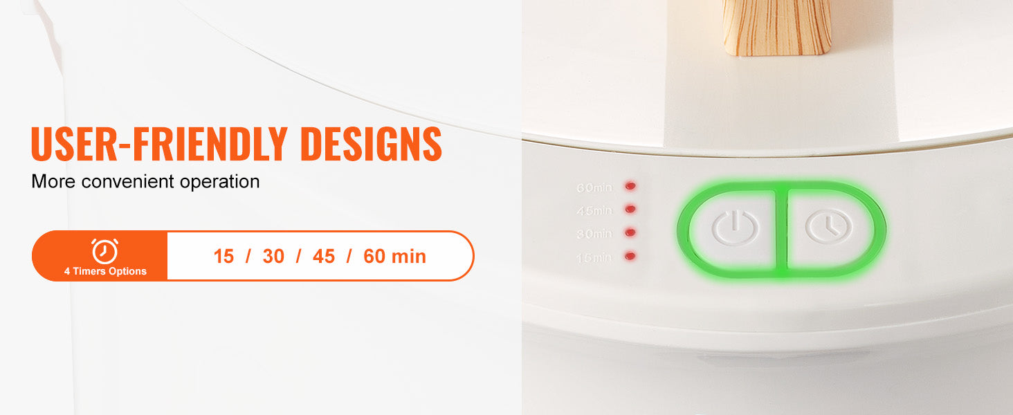 Calentador de Toallas Grande de 20L con Temporizador, Pantalla LED y Bloqueo para Niños