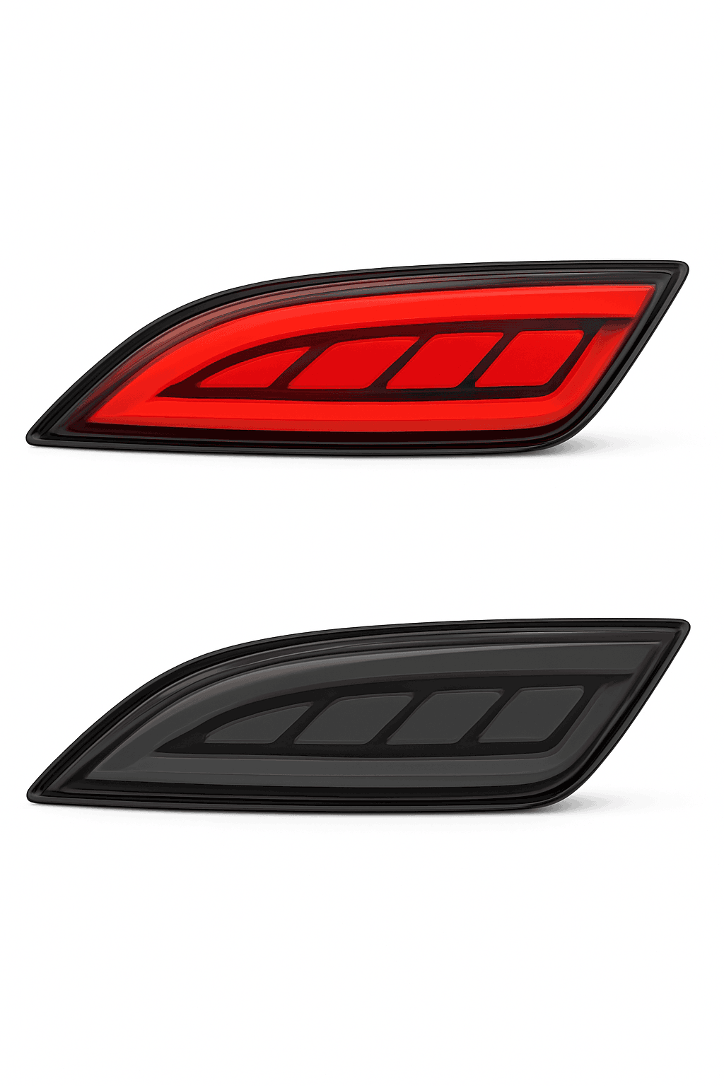 Toyota Camry 2015–2016 LED Rear Bumper Lights Dynamic Turn Signal-Red Lens / China Mainland