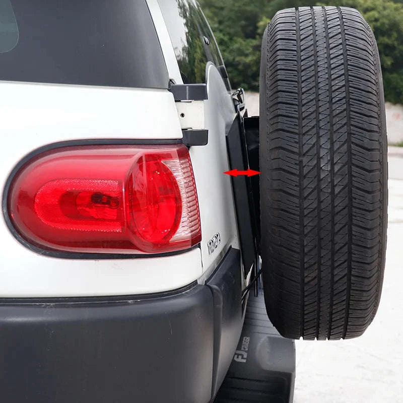 Toyota FJ Cruiser Spare Tire Move Up Bracket Off-Road Accessory-Black 2pc