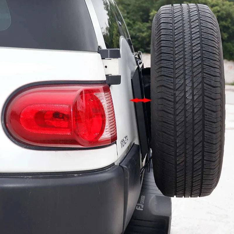 Toyota FJ Cruiser Spare Tire Move Up Bracket Off-Road Accessory-Black 2pc