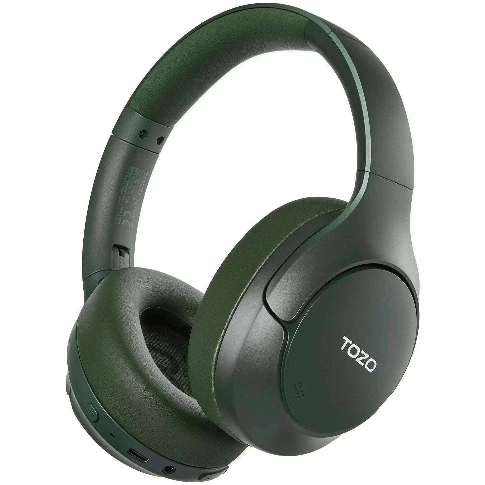 TOZO HT3 Headphones with AI Translation and Bluetooth Audio-black