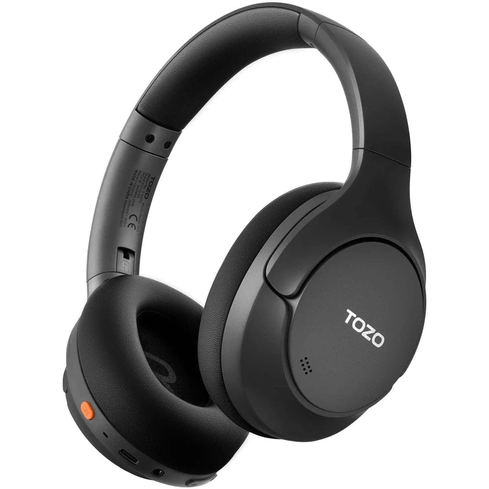 TOZO HT3 Headphones with AI Translation and Bluetooth Audio-black