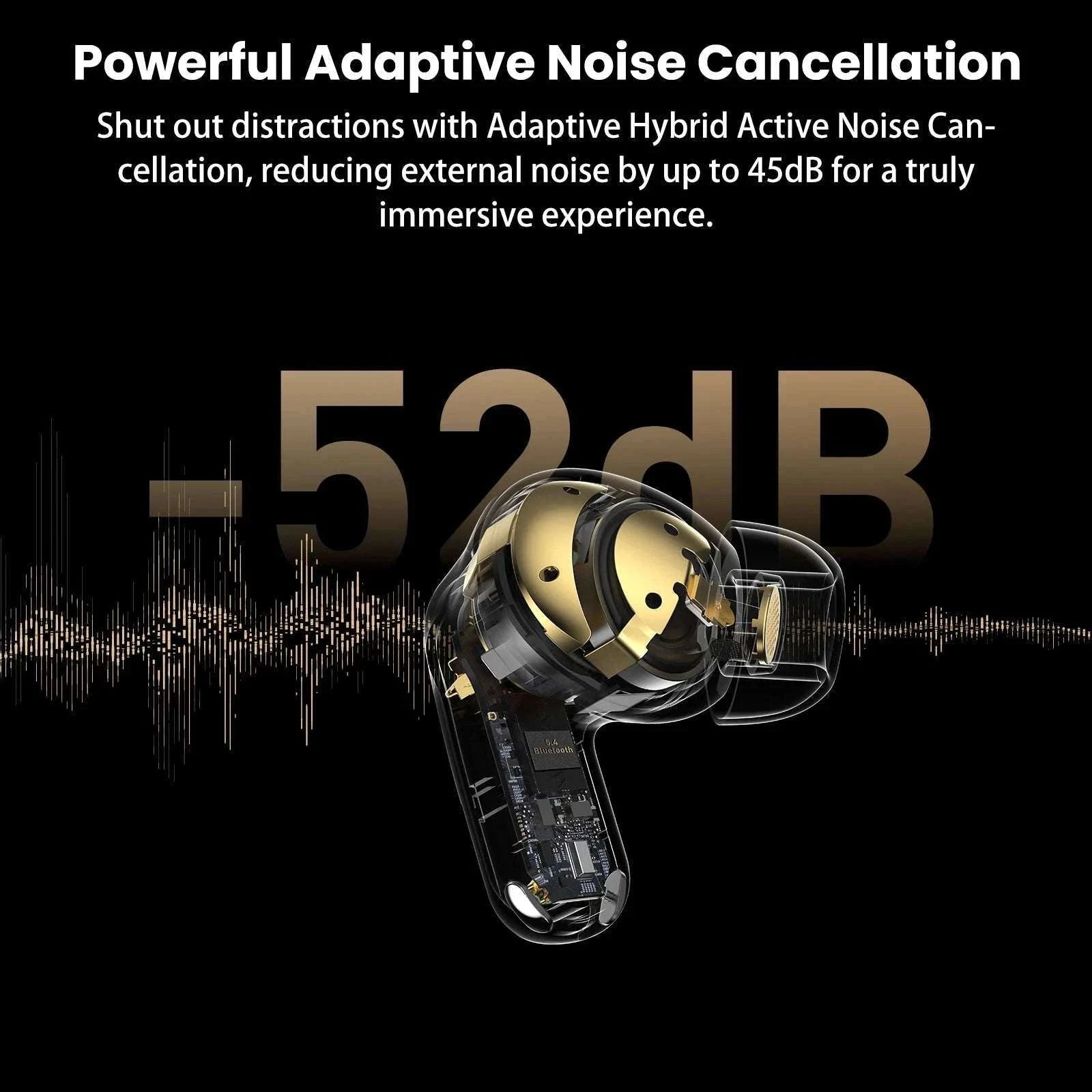 TOZO NC20 Pro Wireless Earbuds with Smart Touch Screen Control-Pink Rose