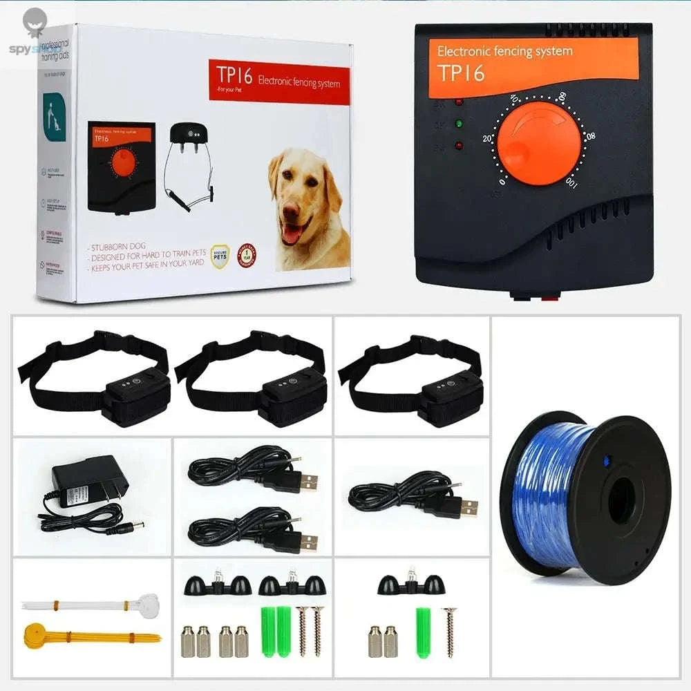 TP16 Electric Dog Fence System – Customizable Boundary & Safe Training-Wire of 300 Metres / AU Plug / CHINA