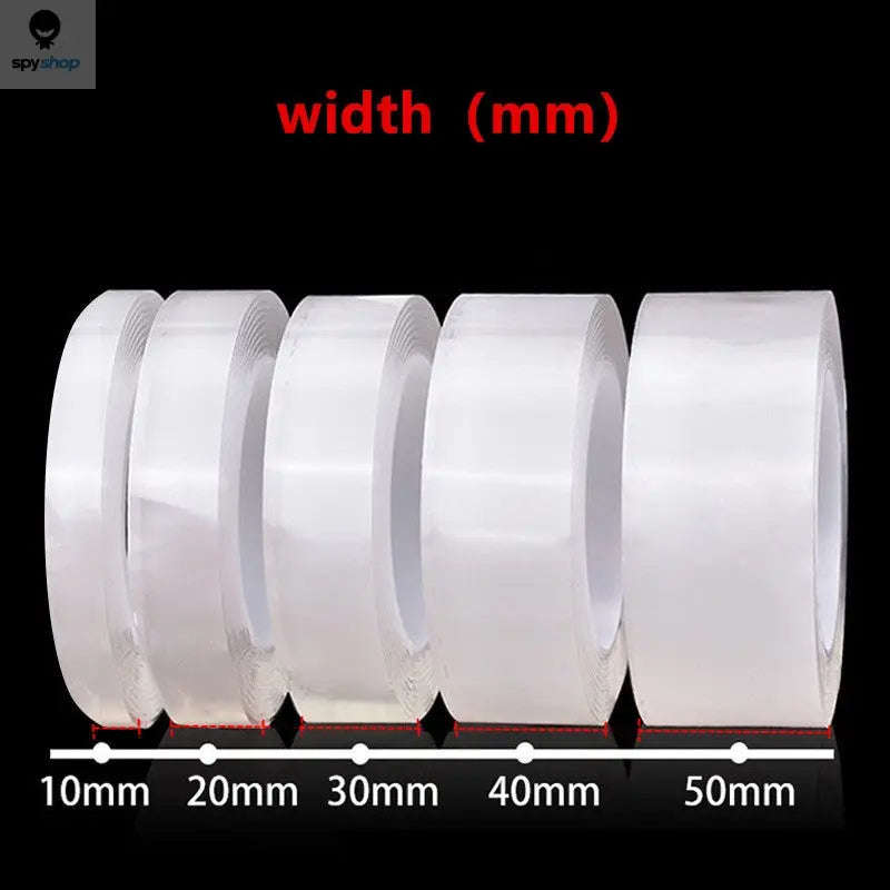 Traceless Nano Tape – Double-Sided Transparent Mounting Gel for Home & Office-1m / 1mm / 20mm