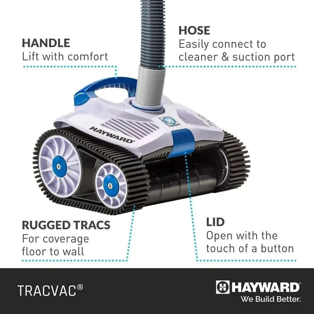 TracVac Suction Pool Cleaner for Inground Pools with Full Kit-United States