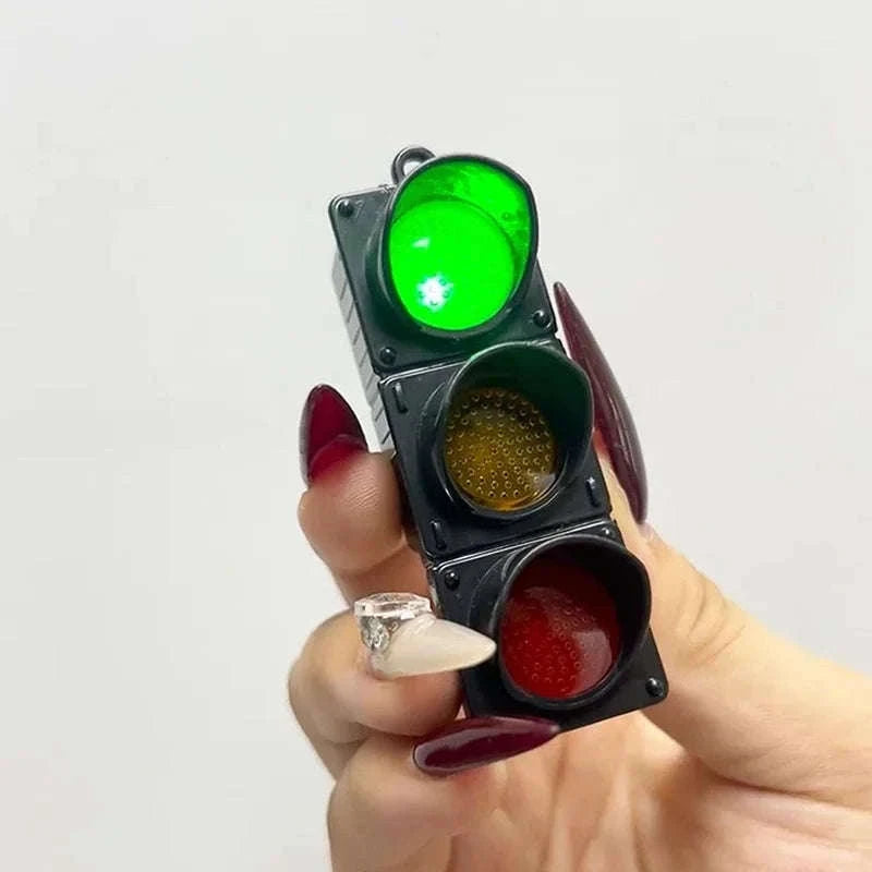 Traffic Light Magnetic Fridge Stickers – Fun Decorative Magnet Set-pedestrian light