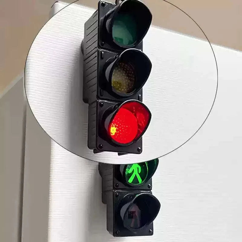 Traffic Light Magnetic Fridge Stickers – Fun Decorative Magnet Set-pedestrian light