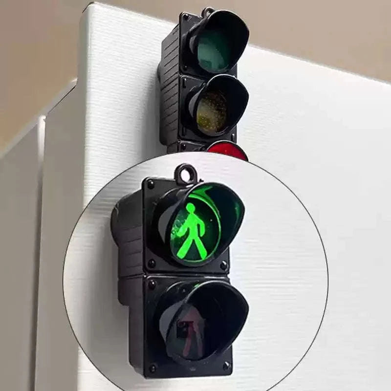 Traffic Light Magnetic Fridge Stickers – Fun Decorative Magnet Set-pedestrian light